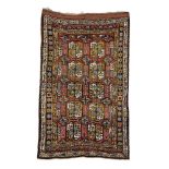 Persian-Gochan-rug around 1920, ghiordes-knot, with small damages, 207*130 cm Persisch-Gochan-