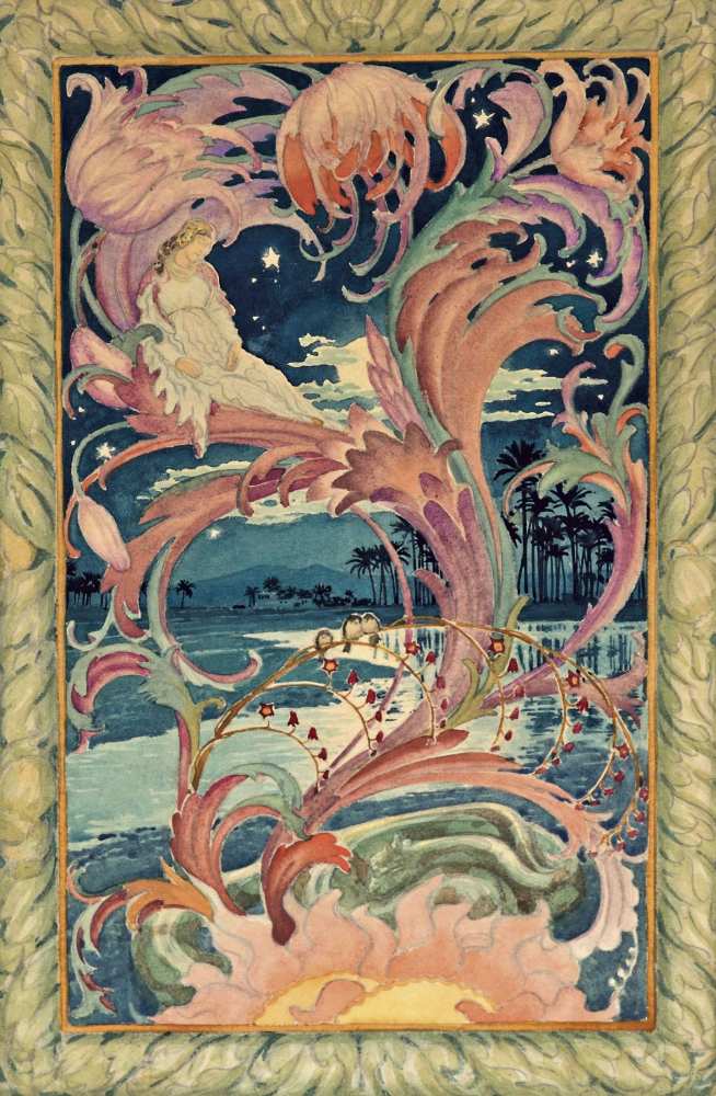 Horváth Károly (Pécs, 1873 - 1961) - Oriental dream 49*33 cm, watercolor on paper Horváth Károly (