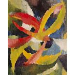 Mattis-Teutsch János (Brassó, 1884-1960) - Soul flower, around 1919-21 53*42 cm, oil on canvas,