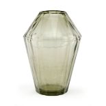 Vase Swedish, Kosta Boda, 1935, cut glass, form number: B899, m: 23,5 cm Vase Schwedisch, Kosta