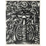 Gross-Bettelheim Jolán (Nyitra, 1900 - Budapest, 1972) - Power 32,5*25 cm, lithograph on paper,