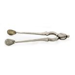 Sugar-tongs Austrian, 1867-1937 hallmark, 800 parts per thousand silver, with maker\'s mark,