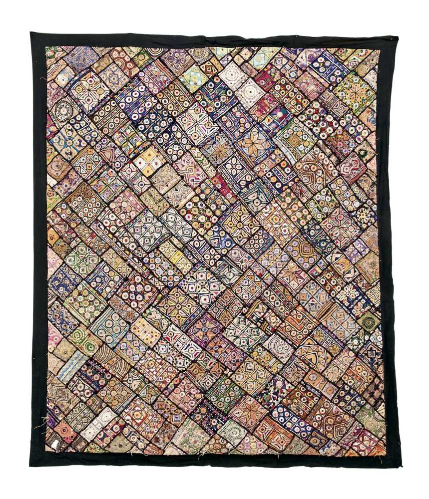 Patchwork India, 20th century, textile, with small damages, 245*202 cm Patchwork India, 20. JH,