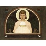 Ungarischer Maler, Anfang des 20. JH - Heilige der Heiligen 60,5*80,5 cm, Öl auf Leinwand