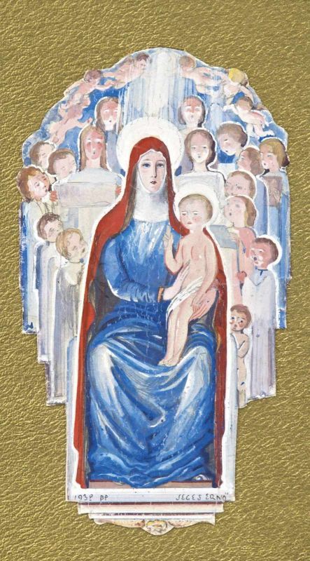 Jeges Ern? (Torontálvásárhely, 1898 - Budapest, 1956) - Jungfrau Maria mit dem Christkind, 1938 16,