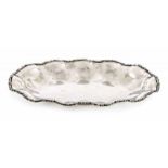 Servier Mexiko, 20. Jh, 925er Silber, gegossene Rand, h: 38,5 cm, 690 g Serving dish Mexico, 20th