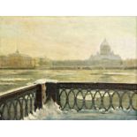 Europäische Maler, erste Hälfte des 20. Jahrhunderts - Sankt Petersburg 38*50 cm, Öl auf Sperrholz