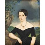 Porträt einer Frau 20*15,5 cm, Öl auf Karton Portrait of a woman 20*15,5 cm, oil on cardboard