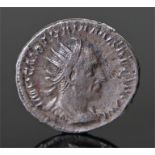 Roman silver Denarius, Trajan Decius, 249-251 A.D.