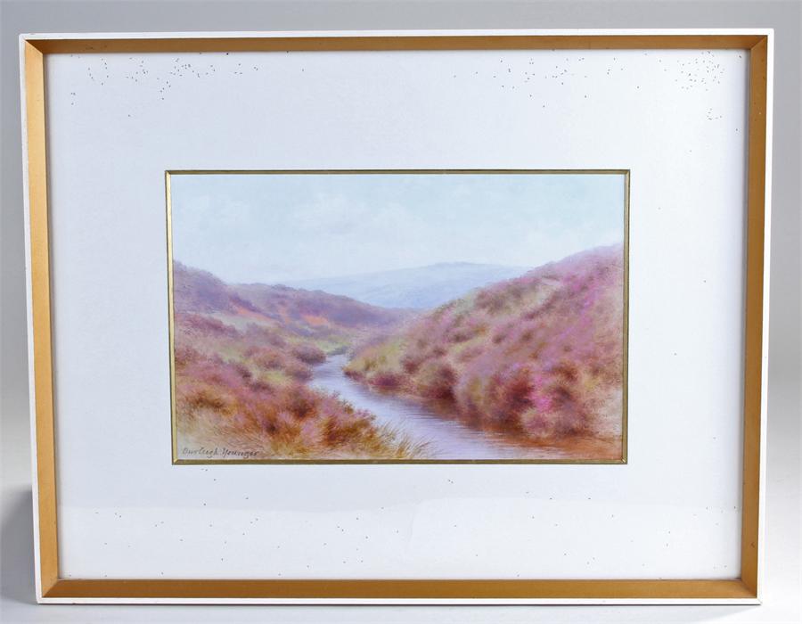Burleigh Younger, highland scene, pencil signed, framed and glazed