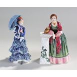 Two Royal Doulton figures, the first of Florence N