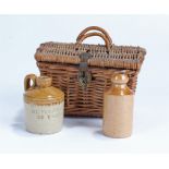 Rare 19th Century miniature Garson Blake & Son bottle, bottle merchants Gt Yarmouth, together with a