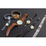 Mixed wristwatches, to include Buren, Rotary, Timex, etc, (qty)