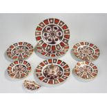 Collection of Royal Crown Derby, to include six side plates numbered 1128, six dessert plates