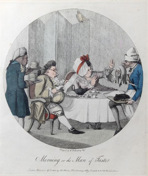 W H Banbury pair of prints, Evening, or the Man of Feeling, together with Morning, or the Man of - Image 8 of 8