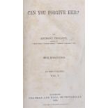 Anthony Trollope first edition 'Can you forgive her' two volumes bound as one. London: Chapman and