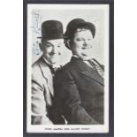 Laurel & Hardy: Stan Laurel (1890-1965) & Oliver Hardy (1892-1957) vintage signed and inscribed