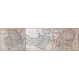 Three 18th Century Robert Morden maps, The County of Monmouth, Westmorland and The North Riding of