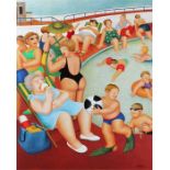 Beryl Cook (1926-2008) 'Bathing Pool' (1992), Lithograph with print stamp, signed in pencil, 40cm