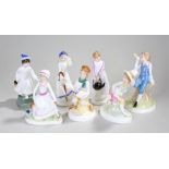 Royal Doulton Nursery collection to include Little Bo Peep, Little Boy Blue, Wee Willy Winkie, Litle
