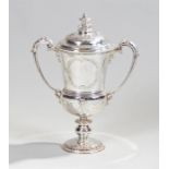 Impressive George V silver trophy, London 1930, maker Adie Brothers Ltd. The large trophy with