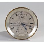 Early 20th Century two day marine chronometer by Victor Kullberg, the 4 inch silvered dial marked "