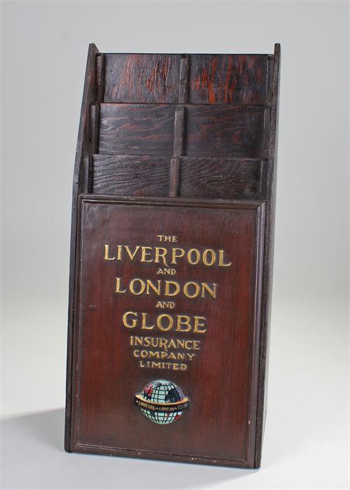 The Liverpool and London And Globe Insurance Company Limited stationery stand, the stepped arched