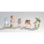 Beswick five Beatrix potter figures, (5)