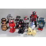 Collection of toy robots