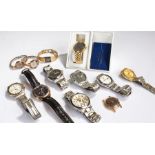 Collection of ladies and gents wristwatches including examples by Citizen, Seiko, Eterna and