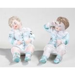 Two Continental bisque porcelain figures of children