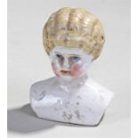 Porcelain dolls head of a child