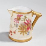 Royal Worcester blush ware jug, 6.5cm high