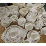 Royal Albert "Tranquiity" teaset and Wedgwood coffee set, etc (qty)