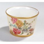 Royal Worcester blush ware pot, 5cm high