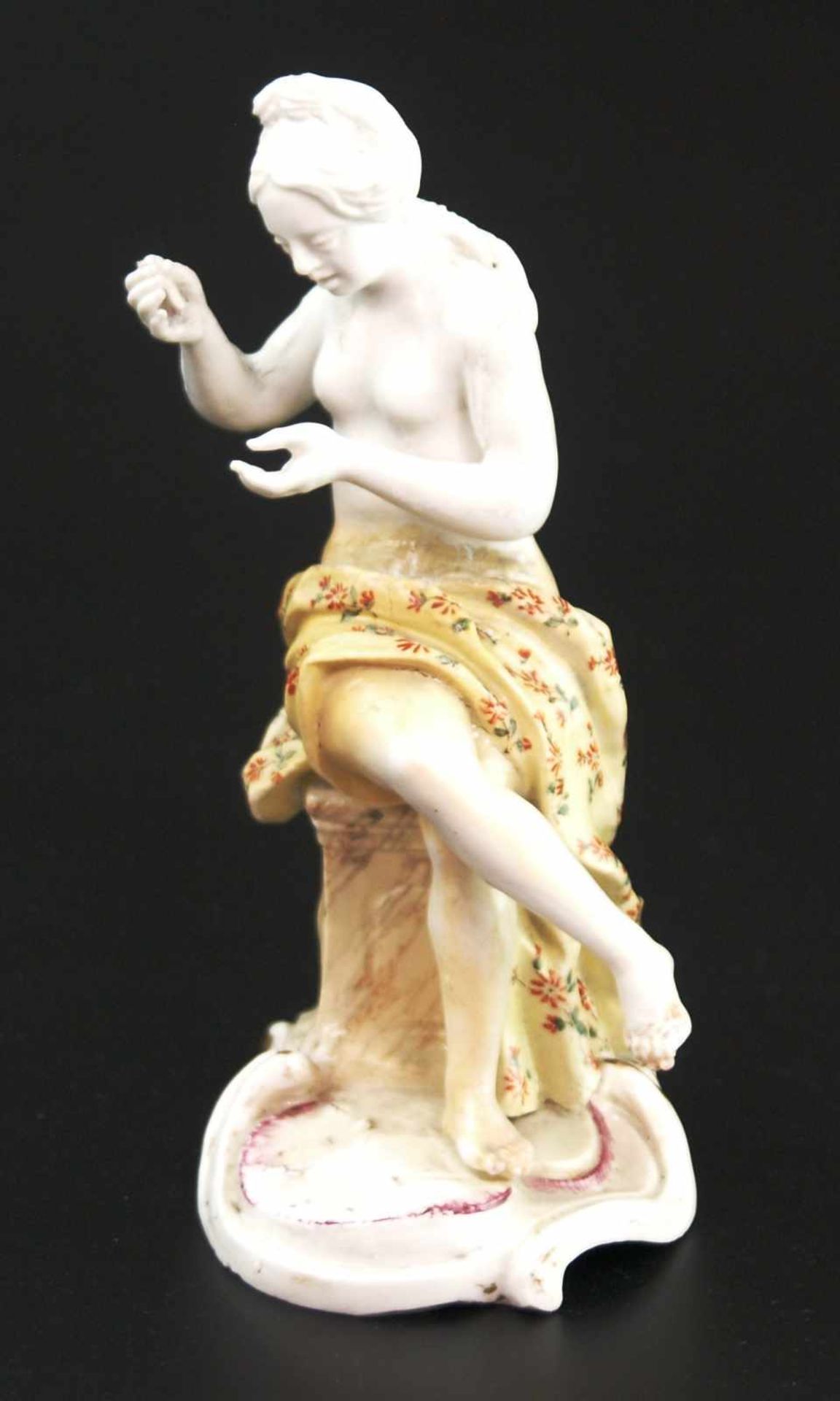 Porzellanfigur - Frankenthal 18.Jh.,aus der Serie der Künste und Wissenschaften,nach einem Modell - Bild 2 aus 8