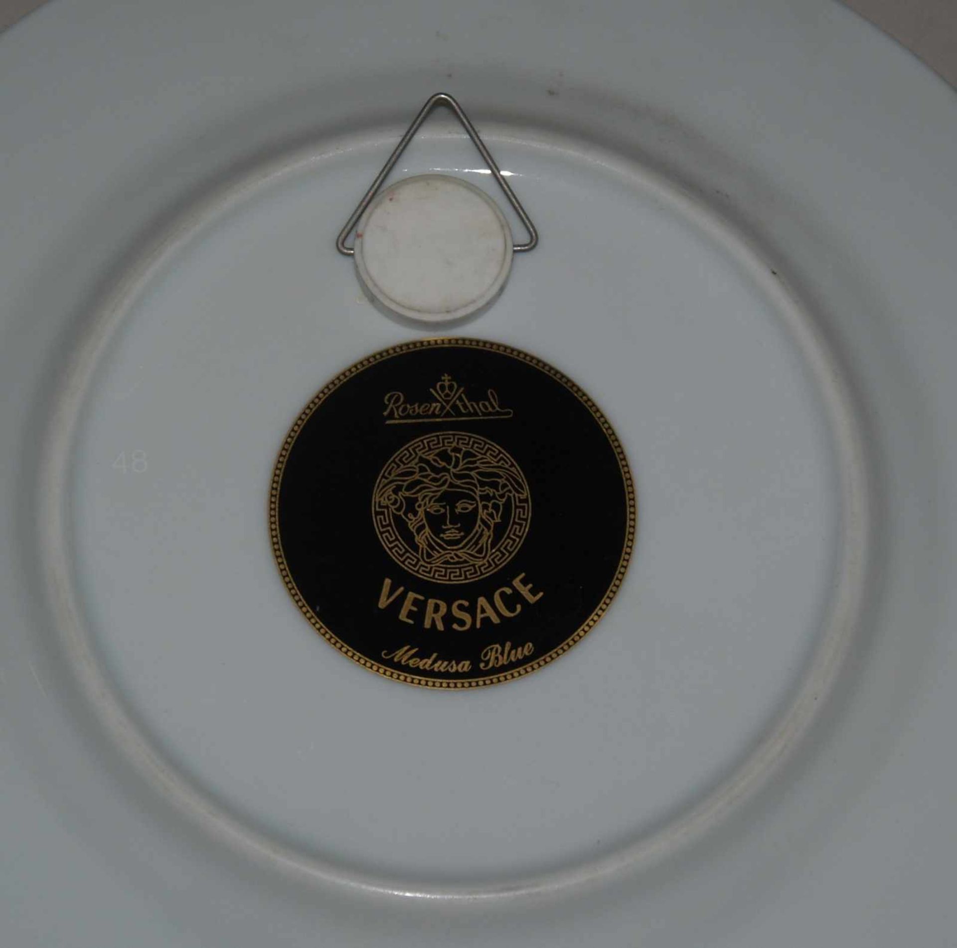 Kleines Kaffeeservice für eine Person - Rosenthal, Versace "Medusa Blue", z.T. Form Ikarus Paul - Bild 4 aus 4