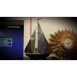 ART DECO SAILING SHIP LAMP