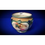 VICTORIAN ROYAL WORCESTER VASE HAND PAINTED WITH ROSES