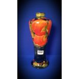 MOORCROFT POMEGRANATE PATTERN VASE SIGNED WILLIAM MOORCROFT c.1915. 11" HIGH