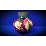 MOORCROFT VASE 'LEAVES & BERRIES' PATTERN