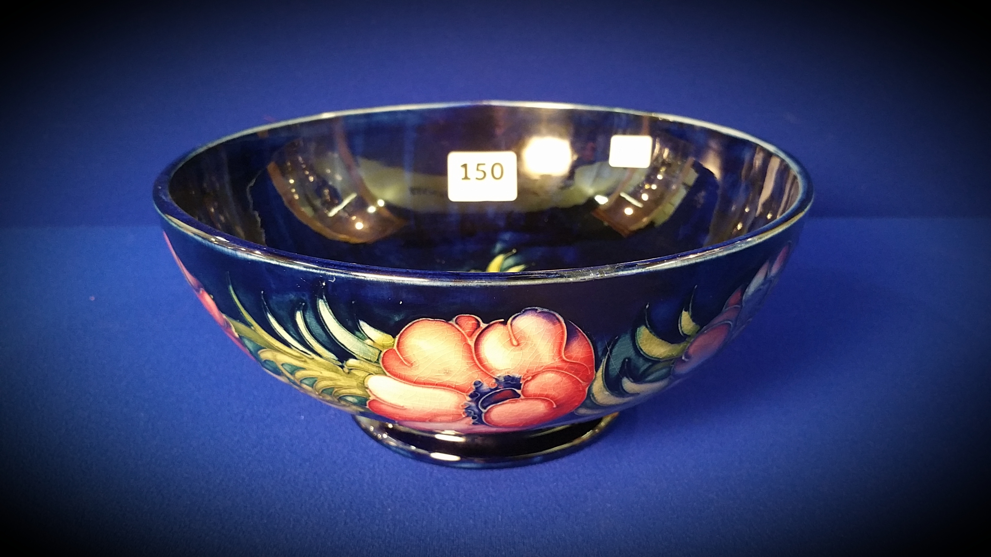 MOORCROFT BOWL SIGNED TO BASE