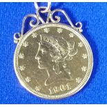 1901 GOLD AMERICAN 10 DOLLAR COIN