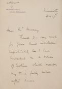 Scott -  Autograph letter signed to “Mr Murray”, 2 pp  ( Capt.   Robert Falcon,  naval officer and