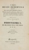 Finati (Giovambatista) - Il Regal Museo Borbonico,  second edition, errata leaf at end, occasional