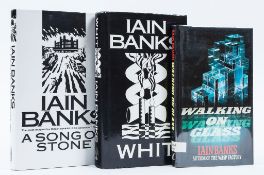Banks (Iain) - Walking on Glass, 1985; A Song of Stone, 1997,   first editions, signed by the