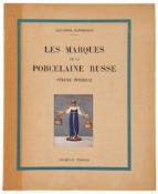 Rozembergh (A.) - Les Marques de la Porcelaine Russe Période Impériale,   light foxing to title,