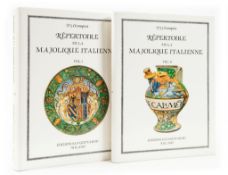 Chompret (J.) - Répertoire de la Majolique Italienne, 2 vol.,   Paris,   1986 § Liverani (G.) La
