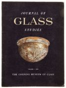 Journal of Glass Studies, vol.1-32 in 31 only (lacking vol.30)  &  Index for vol.1-15,   original