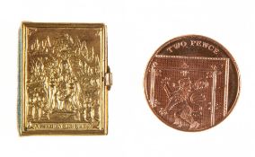 Miniature Book.- - El libro de la misa para uso de la infancia,  10 lithographed plates, part of